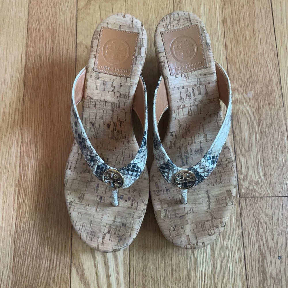 Tory Burch heeled flip flop